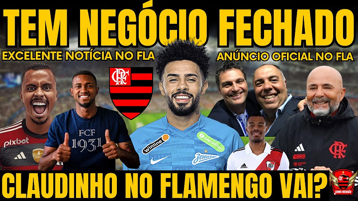 CLAUDINHO NO FLAMENGO, ANÚNCIO OFICIAL DE REFORÇO, DE LA CRUZ DISTANTE E MERCADO DA BOLA DO FLAMENGO