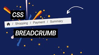 How to create Breadcrumb using HTML and CSS