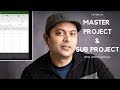How to consolidate projects in Microsoft Project - Master and Sub Projects using MS Project 2016