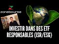 Investir dans des etf responsables isresg