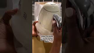 Checking Items Off My #HomeDecor Wishlist . Crate&Barrel had The perfect Tea Kettle !