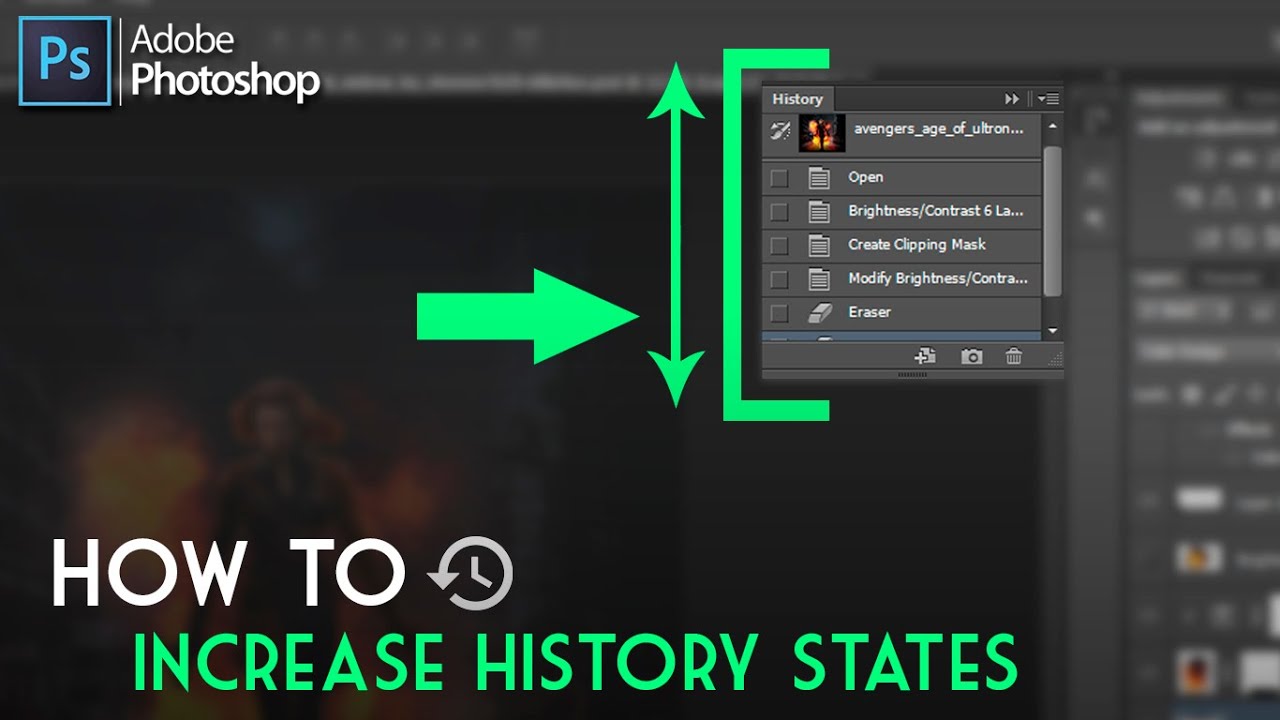 How To Increase History States no Of Undo Operations In Photoshop how-to-increase-history-states-no-of-undo-operations-in-photoshop