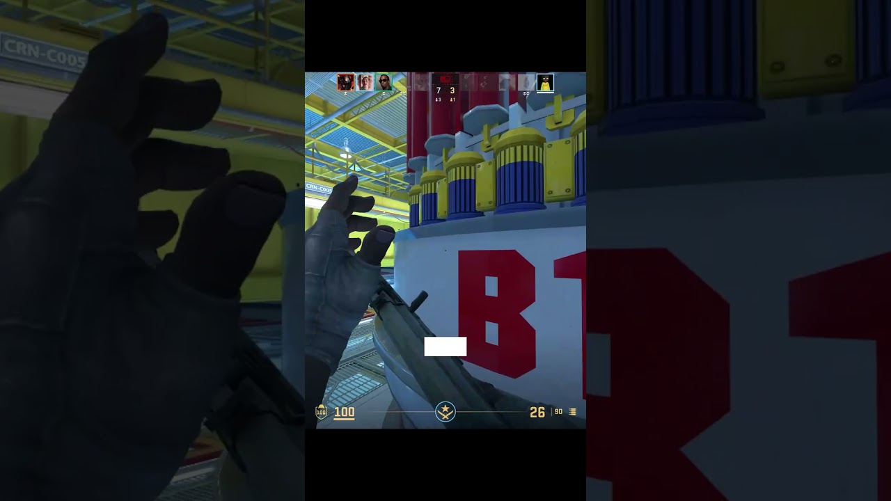 TOXIC RACIST HUMBLED BY THE CLUTCH #cs2 #cs2clips