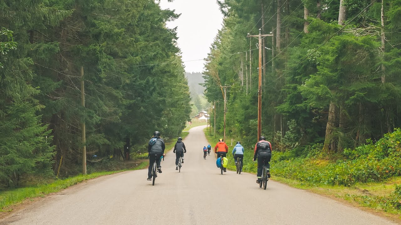 Chill Group Bike Camping Trip to Gabriola Island YouTube
