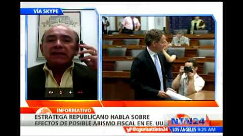 Estratega republicano habla para NTN24 sobre posible precipicio fiscal en EE.UU.