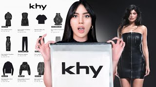 PROBANDO LA NUEVA MARCA DE ROPA DE KYLIE JENNER KHY 😱 ¿será estafa otra vez? | Claudipia