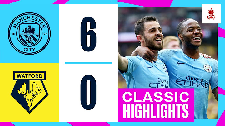 Classic Highlights! | Man City 6-0 Watford | 6 OF THE BEST!