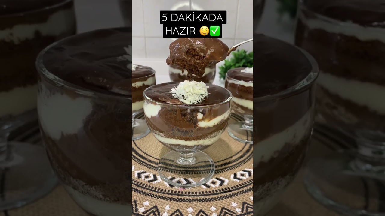 5 DAKİKADA HAZIR ✅ PRATİK VE LEZZETLİ ???? EN KOLAY SÜTLÜ TATLI TARİFİ ???? Çiçekintarifleri #Shorts