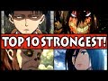 Top 10 Strongest Attack on Titan Characters (Shingeki no Kyojin)