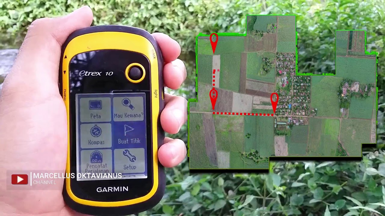 TUTORIAL PENGUKURAN GARMIN ETREX 10- BISA NGUKUR LAHAN ?