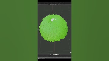 Simple and Quick Bush model in Blender(2.9) + Steps Time-lapse