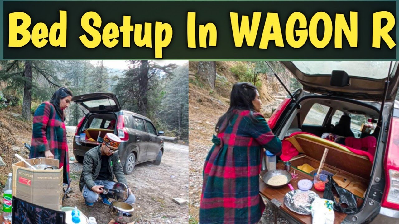 New Wagon R Bed Setup Car Camping Setup carcamping campervan YouTube