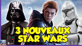 Debrief d'actu : 3 nouveaux jeux Star Wars chez EA, un nouveau jeu blizzard...