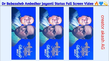 Dr. Babasaheb Ambedkar💙 |Full Screen Whatsapp Status|Jay Bhim jayanti 2022 4k status#bhimjayanti