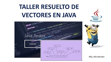 TALLER DE VECTORES RESUELTO EN JAVA