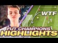 THE STRANGEST GOAL I'VE SCORED! TOP 100 FUT CHAMPIONS HIGHLIGHTS #FIFA21 ULTIMATE TEAM