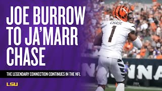 Joe Burrow to Ja'Marr Chase Connection - LSU and Cincinnati