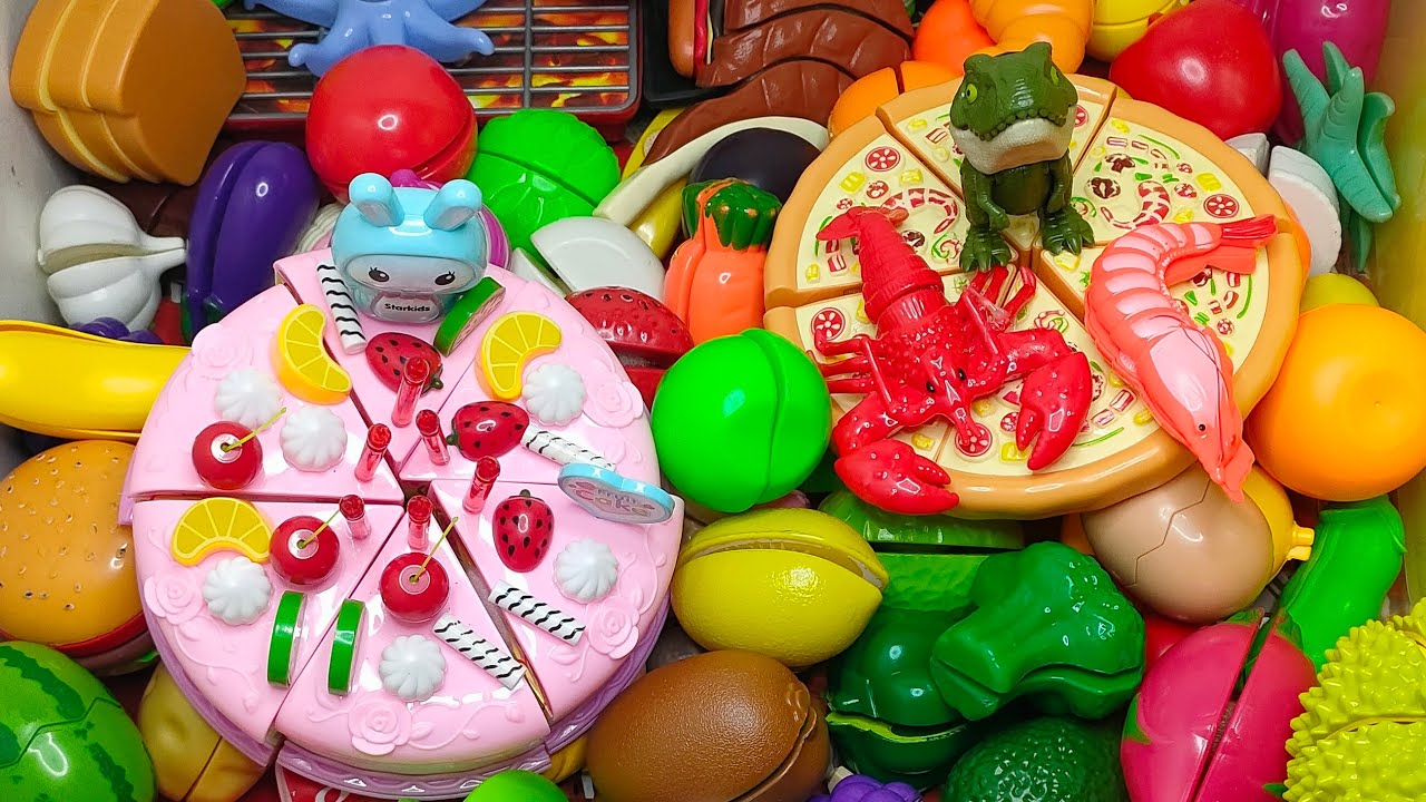 Playing Cutting Foods, Vegetables & Fruits ASMR  