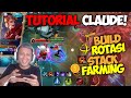 SPECIAL CONTENT TUTORIAL CLAUDE BY RRQ XINNN !! BUILD, ROTASI, STACK, FARMING ALA PRO PLAYER !!