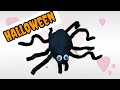 🎃 Manualidad HALLOWEEN Fácil para decorar🕷️ARAÑA con material reciclado HALLOWEEN CRAFTS SIPDER