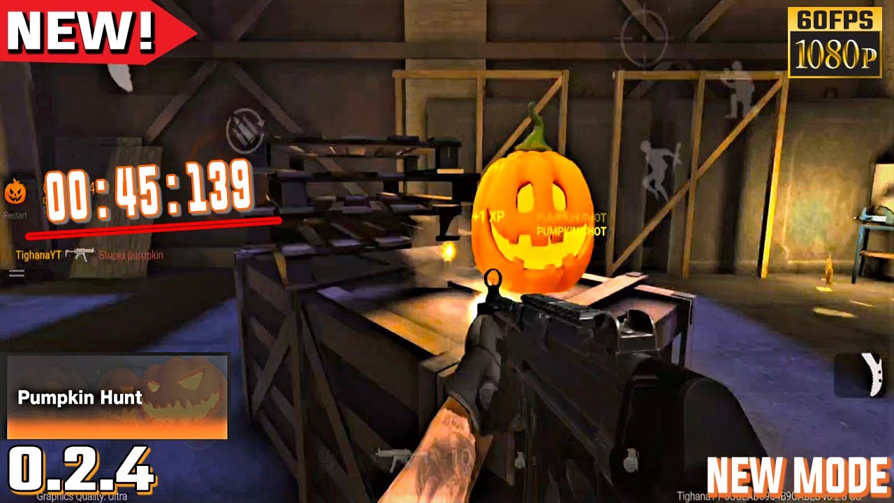 Combat Master Online FPS - New Pumpkin Hunt mini-mode Gameplay