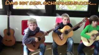 Video thumbnail of "Kinderlied zum Mitsingen - "Schnakenrock" - Die Gitarren-Räuberbänd"