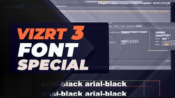 Vizrt Artist 3 Font Special