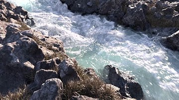 Houdini Rushing River Flip Simulation.