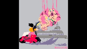 TETSUO!!! making of timelapse in #picoCAD