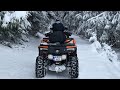 Atv Vlog Arieseni 2019 🇷🇴 Am încercat sa urcam la cota 1.849m ( Nu am putut 🥶❄️) Am facut pană 😱