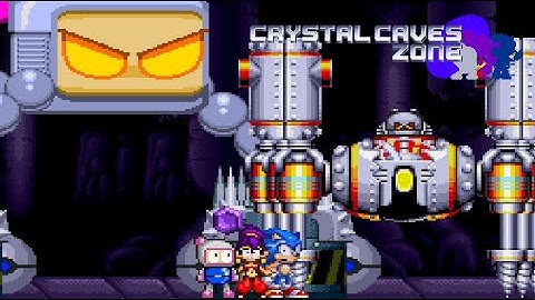 SMBX Custom Stages: Hard Destruction in Crystal Caves Zone