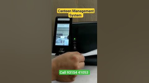 Canteen Management System  Revolutionize Your Canteen Management with Face Recognition Technology