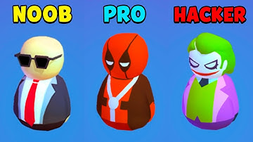 NOOB vs PRO vs HACKER - Wobble Man