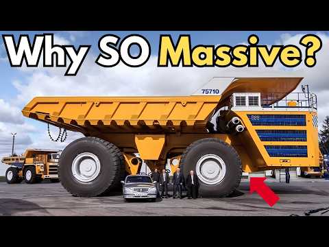 Why Mining Trucks Are So Massive (Engineering Explained)