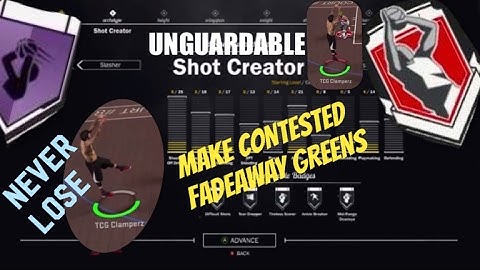 UNGUARDABLE Shot Creator Build! Best Build NBA 2K17 MAKE CONTESTED FADEAWAY GREENS! 6