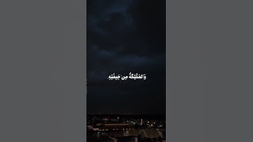 هو الذي يريكم البرق خوفا وطمعا | سورة الرعد | إسلام صبحي🤍. #explore