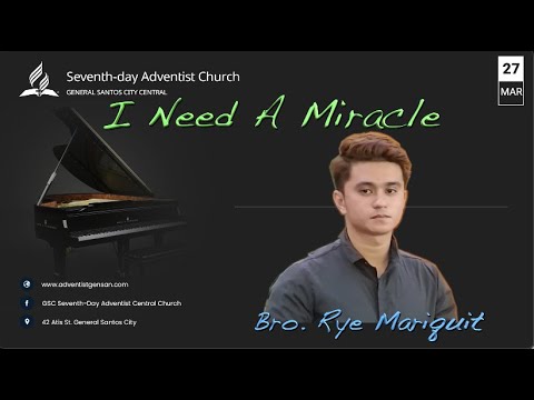 Bro. Rye Mariquit - I Need A Miracle