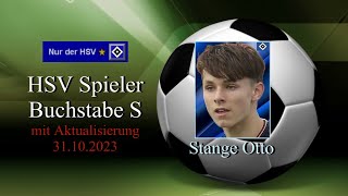HSV Spieler Buchstabe S Aktualisierung 31.10.2023