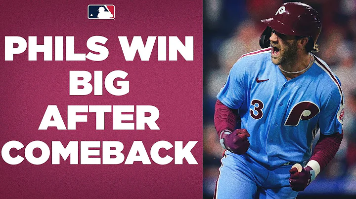 Phillies stage MONSTER COMEBACK! From down 7-0 to winning 15-8!