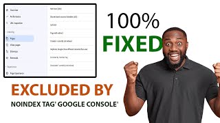 Escape the Fear: How I Fix Excluded by Noindex Tag in Google Search Console 100%