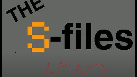 The X-files Intro but its made on scratch