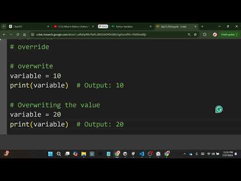 Python Tutorial Part 06 Python Overwrite and Case Sensitive