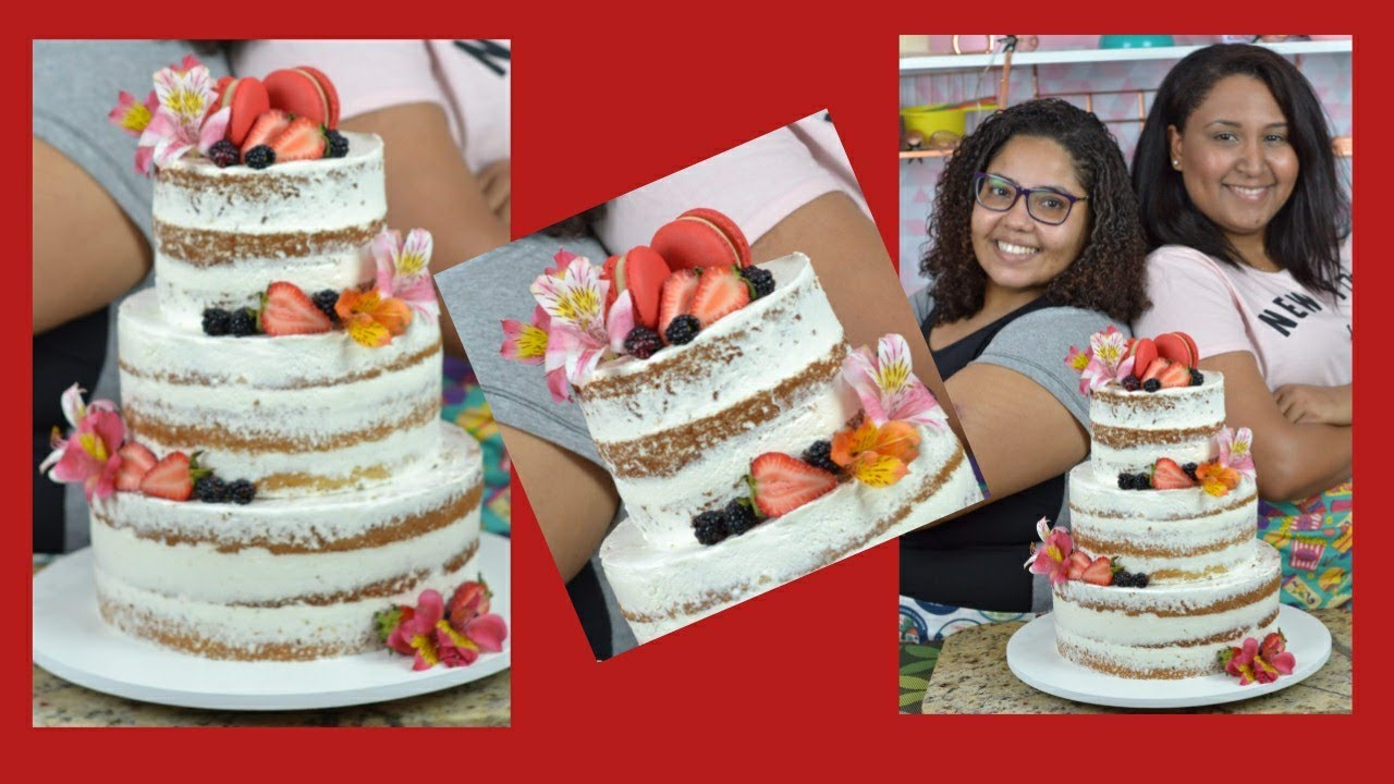 Semi Naked Cake Espatulado Part. Ananda Souza