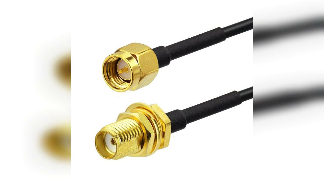 Review: BINGFU SMA Male to SMA Female Bulkhead Mount RG174 Antenna Extension Cable 3m 10 feet ...