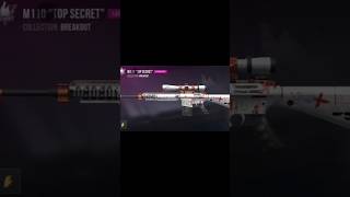 Breakout collection 'Top Secret' LEGENDARY gun skin inspection