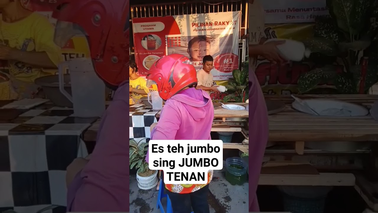 Es teh JUMBO sing JUMBO TENAN 