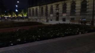 Центр Катовиц ночью