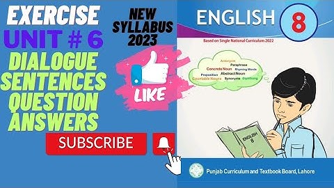 Sports and Sportsmanship // Exercise Unit: 6 // Speaking Skill, Reading Skill // English Class 8th