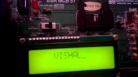 LCD Programming using Assembly Language