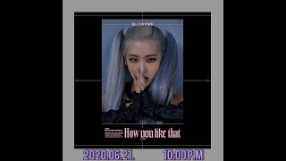 Rose Edit Whistle Official Mv Teaser